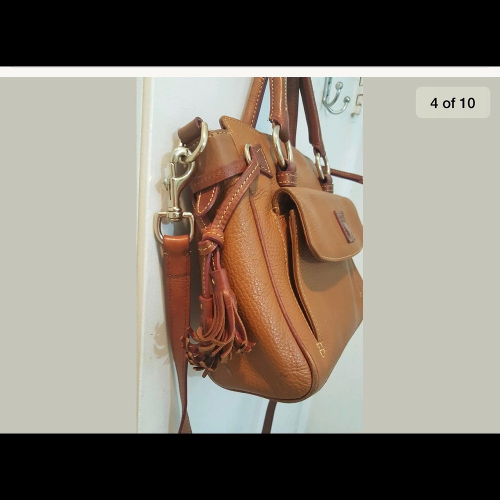 Dooney & Bourke caramel Tan Camel Pebble Leather - Picture 3 of 10